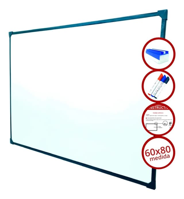 Pizarra Blanca 60x80cm