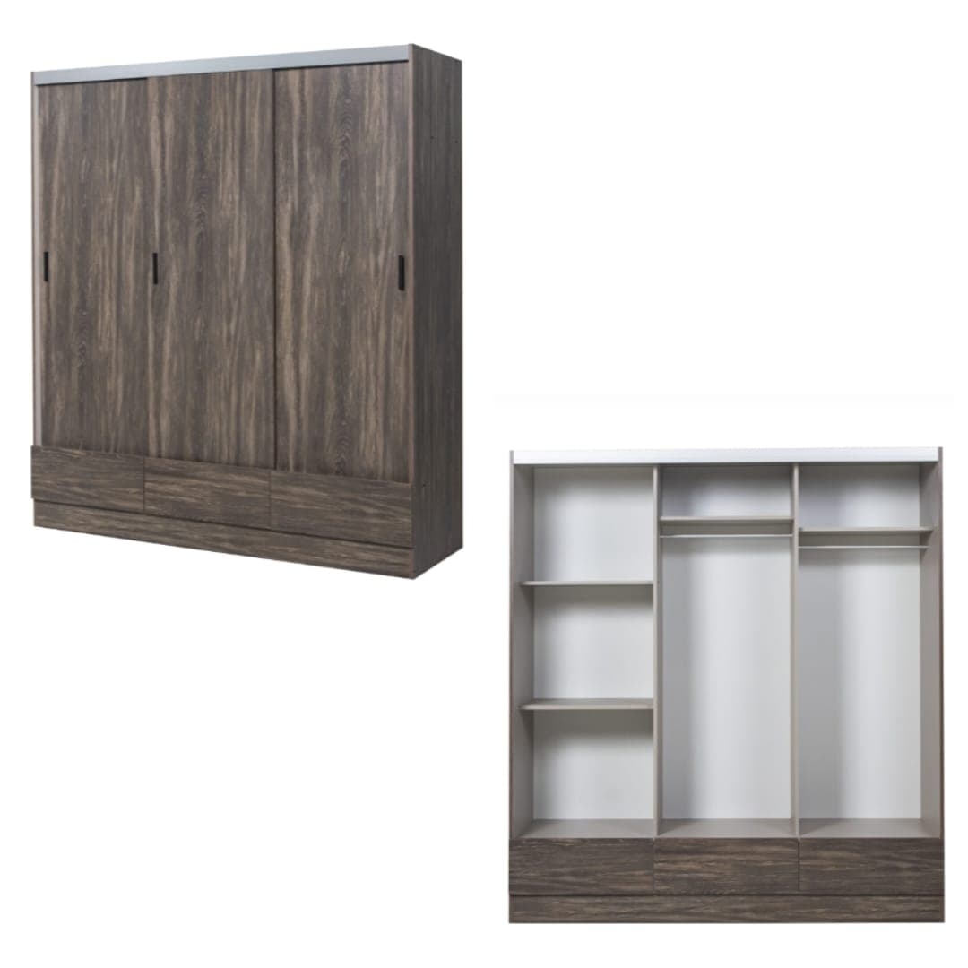 Placard Tana Piu 3 Puertas Corredizas