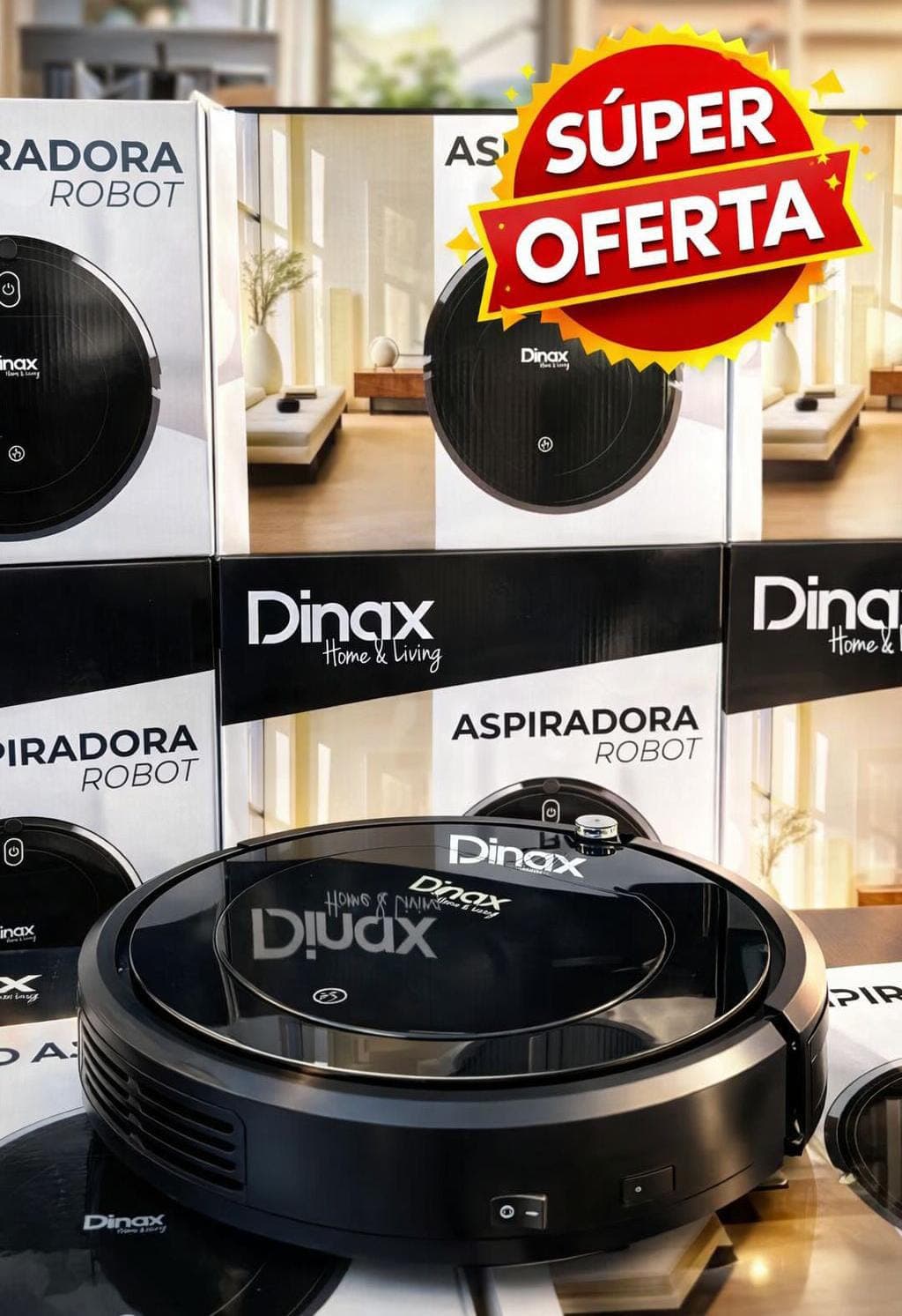 Aspiradora Robot Inteligente Dinax