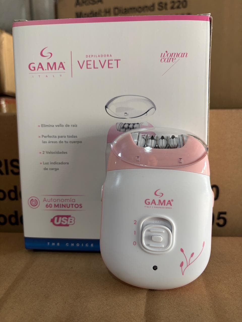 Depiladora Ga.ma Velvet Usb