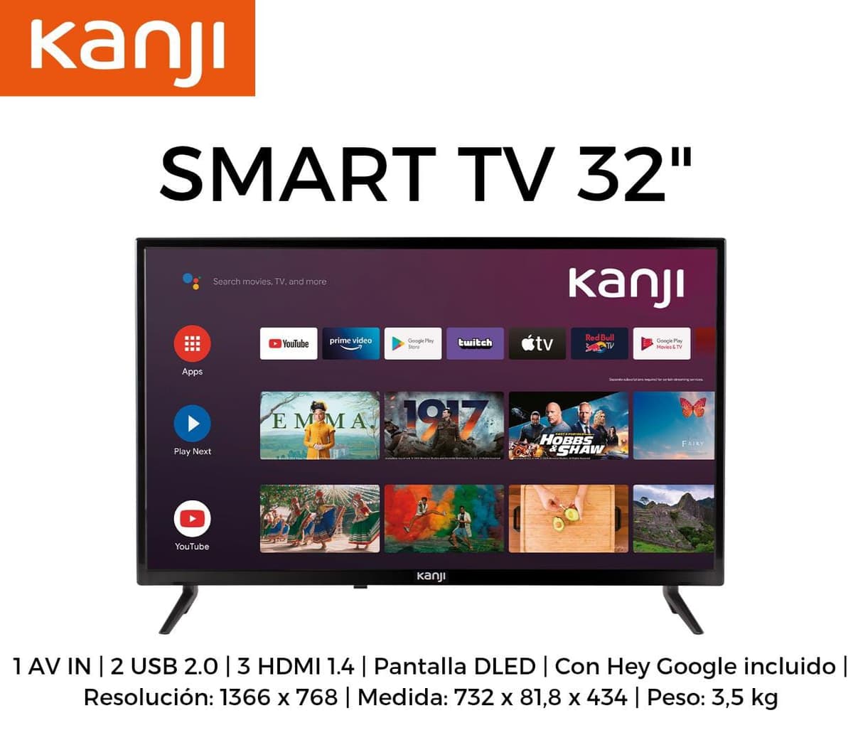 Smart Tv 32 Kanji HD