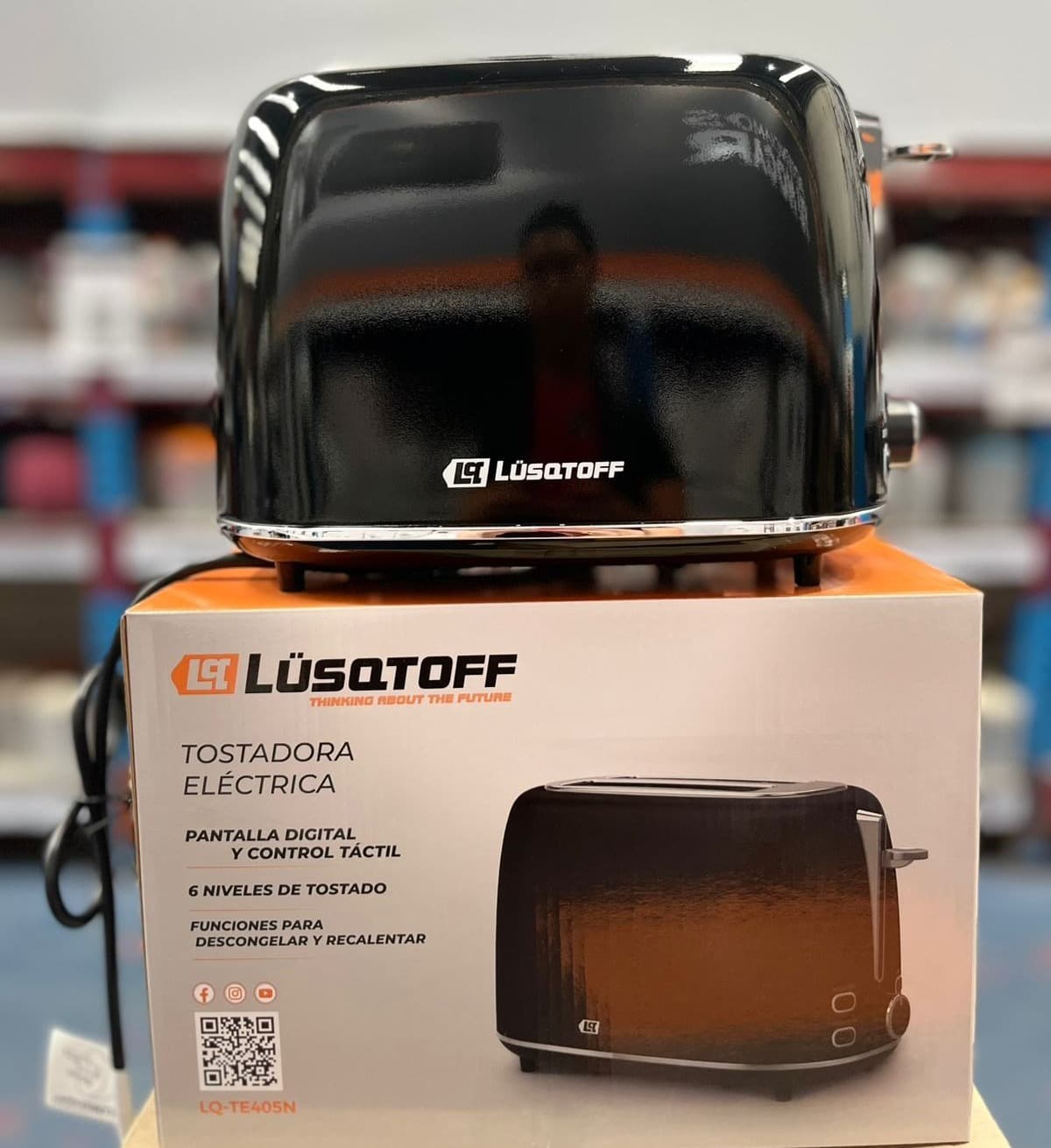 Tostadora Vintage Lusqtoff Negra