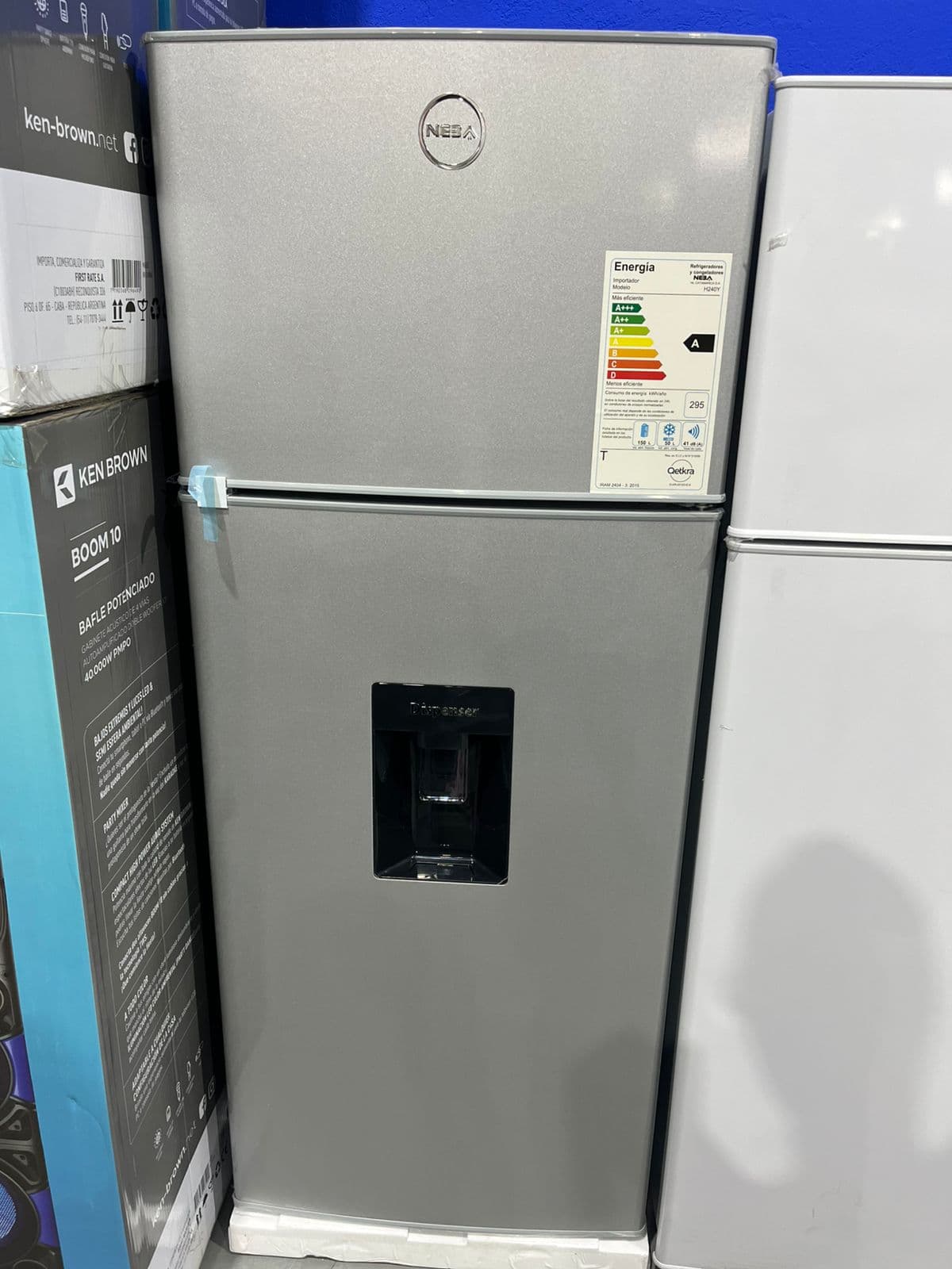 Heladera Neba 240y 239lt Acero