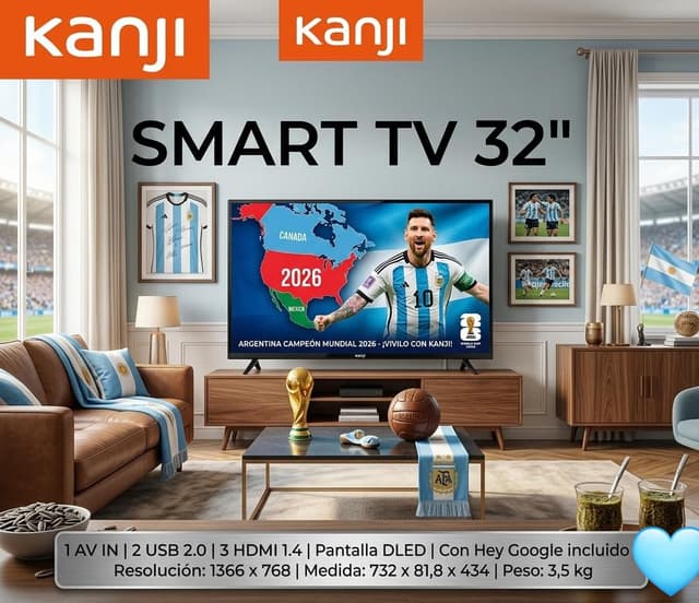 Smart Tv 32 Kanji HD