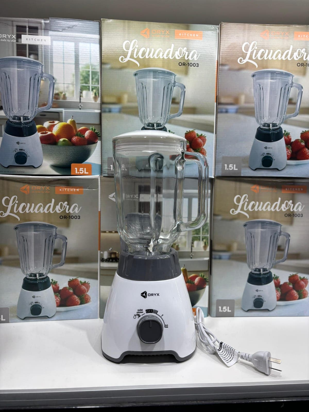 Licuadora Oryx Blanca 1.5Lts