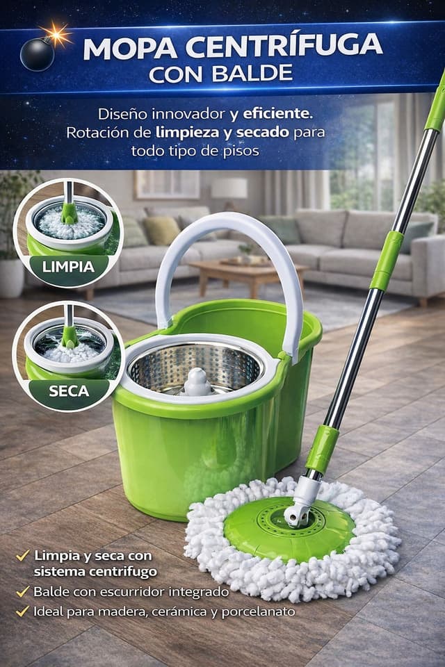 Mopa Centrifuga con Balde