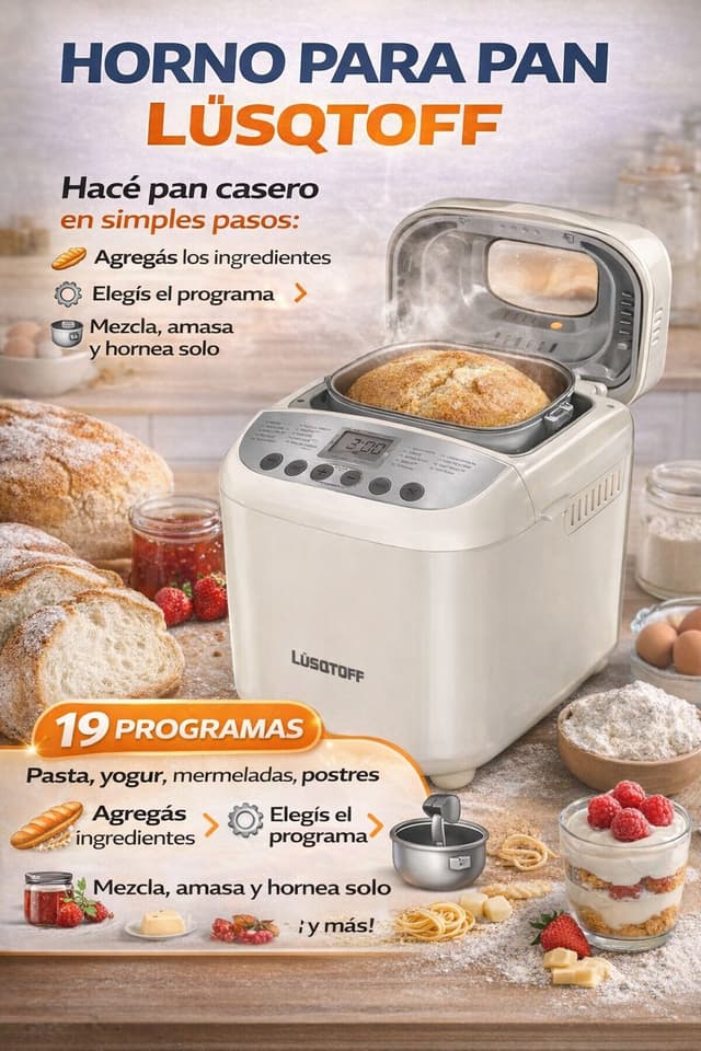 Horno de Pan Lusqtoff 1kg