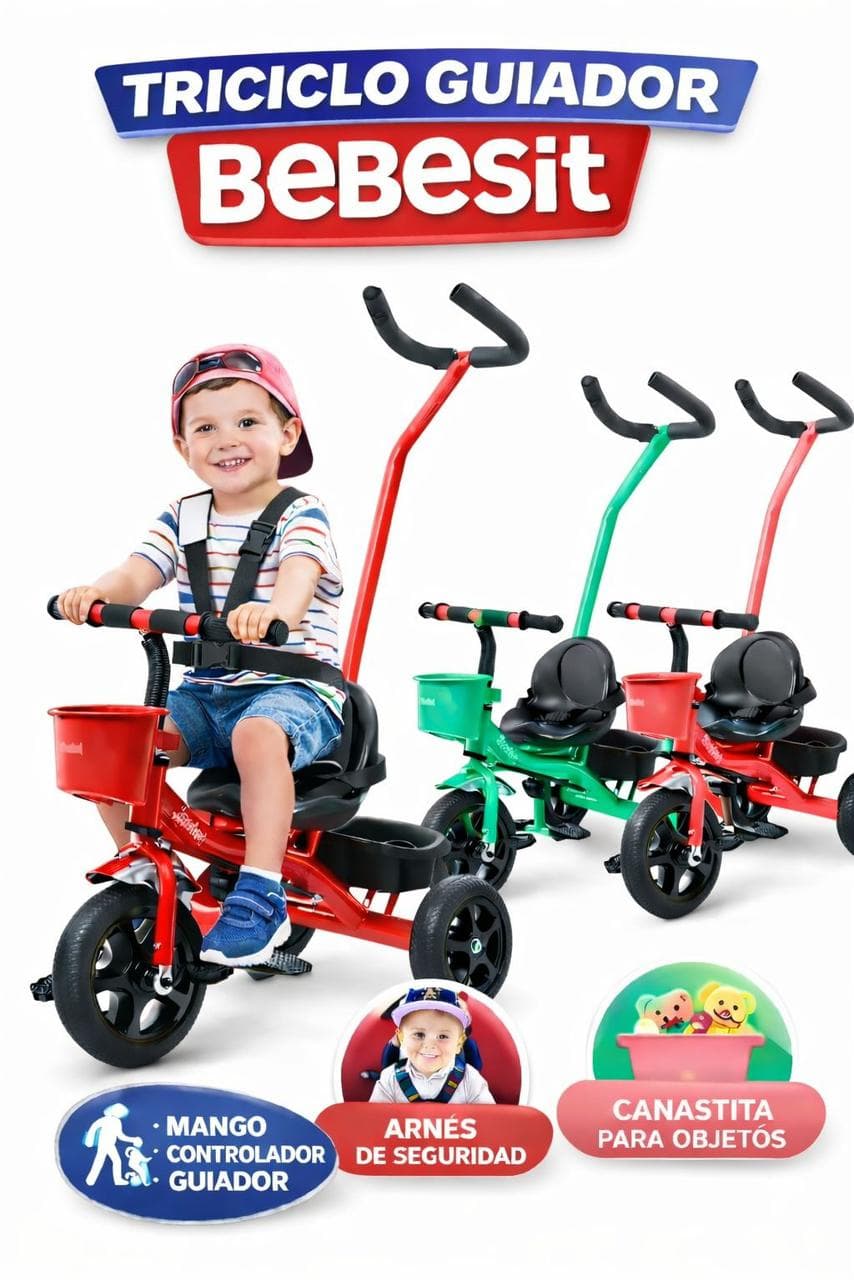 Triciclo Guiador Bebesit