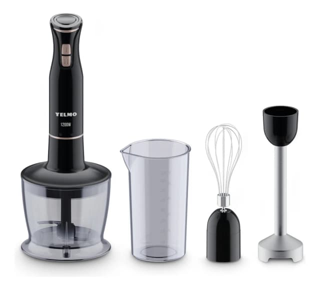 Mixer Licuadora de Mano Yelmo Lm-1555 con Bowl Y Vaso