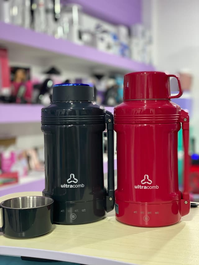 Termo Eléctrico Ultracomb Te-4000b Negro con Taza