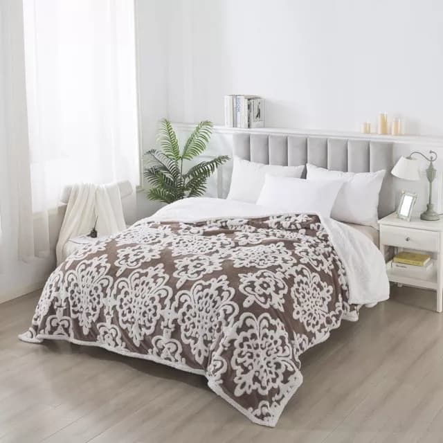 Frazada Estocolmo Campomayo Doble Faz Queen Size